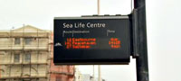 Real-time information display in Brighton