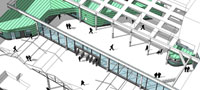 Swansea station concourse