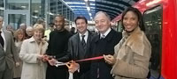 DLR City Airport extension opening ceremony