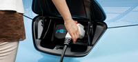 Filling up electric car