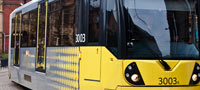 Metrolink yellow tram 300