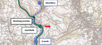 Ebbw Valley rail future phases map