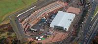 Edinburgh tram depot - November 2010
