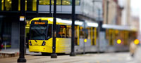 Metrolink tram bound for Altrincham