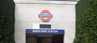 Green Park station park entrance (2011)