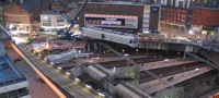 New section of Navigation Street footbridge (Dec 2010)