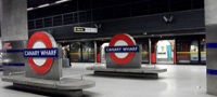 Canary Wharf station Jubilee line platforms