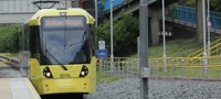 Metrolink tram to Oldham Mumps