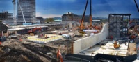 Reading transfer deck construction (May 2012)