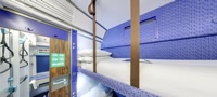 Inside Caledonian Sleeper carriage