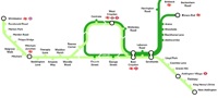 Tramlink 2011 route map