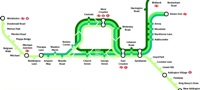 Tramlink 2012 route map following Route 4 launch in June