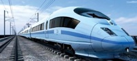 HS2 train mock-up