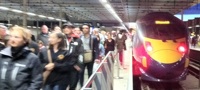 Javelin arrives at St Pancras during 2012 Games