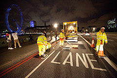 Games lane marking