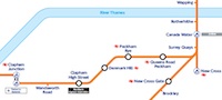 London Overground map