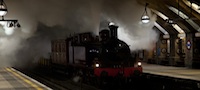 steam train at Baker Street station