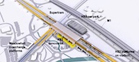 HS2 Sheffield Meadowhall station diagram