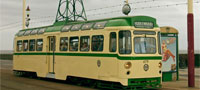 Blackpool vintage tram