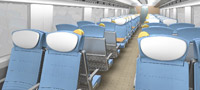 Super Express train interior