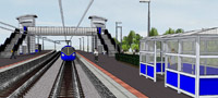 Airdrie station - artist’s impression