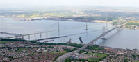 Forth Replacement Crossing and existing bridges- artist’s impression