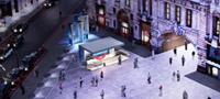 Victoria Underground upgrade - Wilton Road entrance
